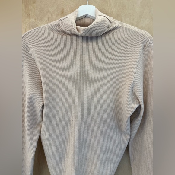 Princess Polly Cream Ribbed Turtleneck - Picture 7 of 11